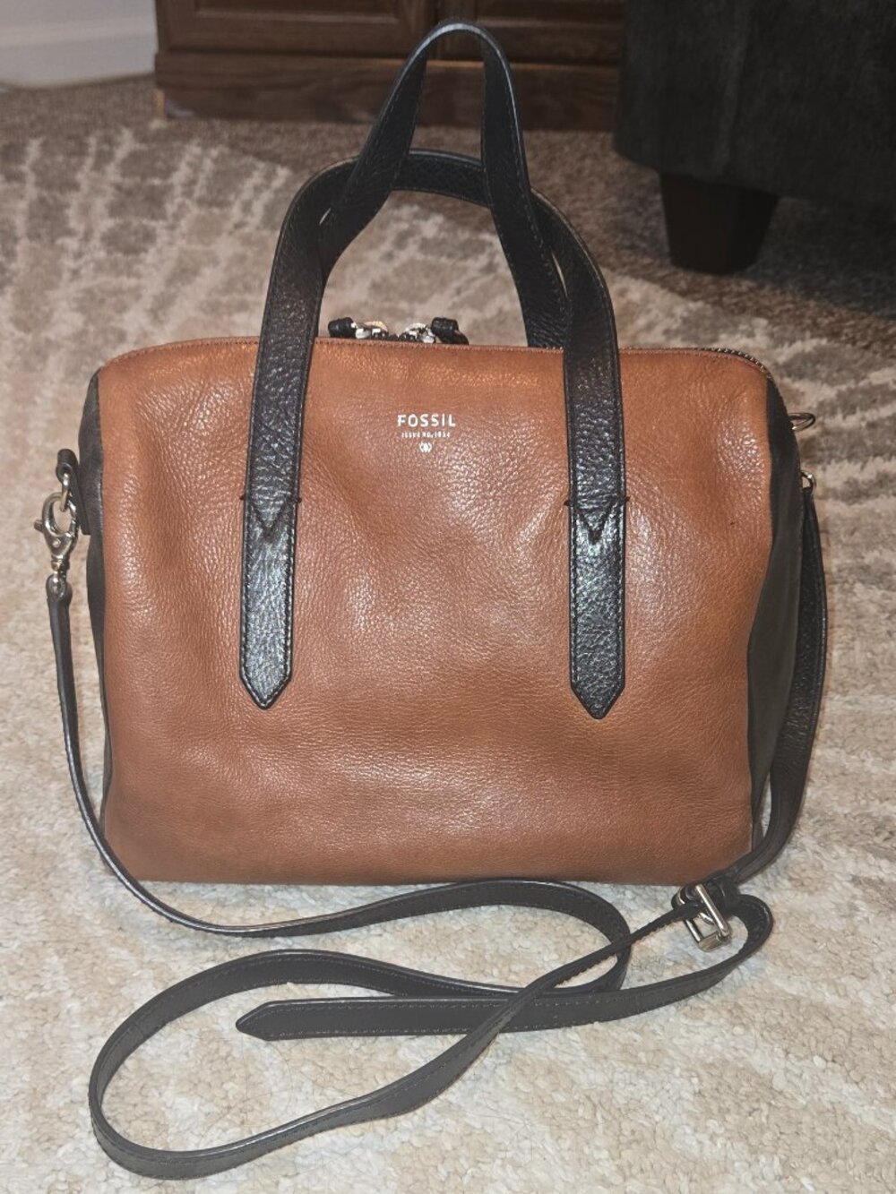 Fossil Sydney Satchel Two-Tone